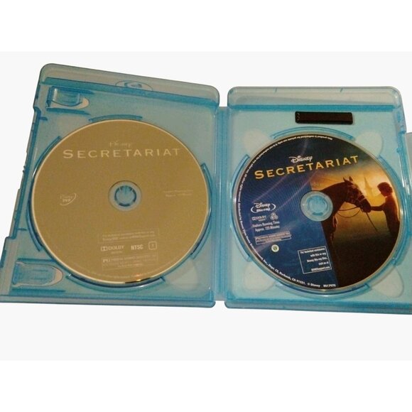 Disney Secretariat Blu ray DVD 2 Disc Set 2010 Combo Pack - Picture 3 of 5